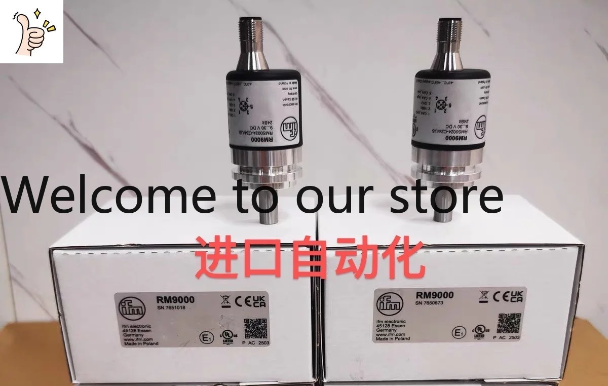 RM9000 Ifm Ifm Multi-turn Encoder, Brand New And Imported, And A Penalty Of Ten For False Ones.