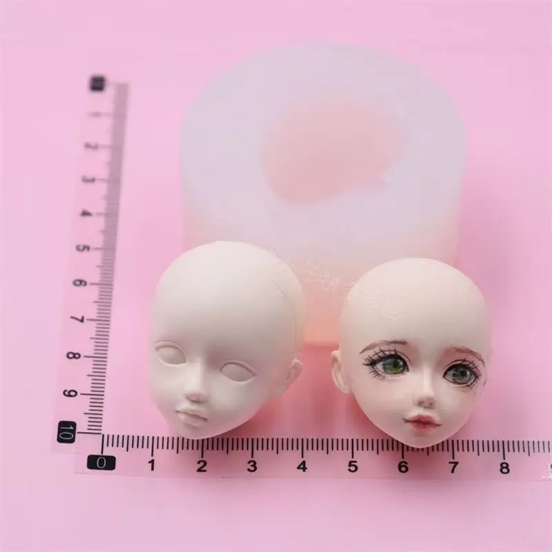 1 Pc women Face 3D Soft Clay Plasticine Mold Tools Universal Silicone Fondant Cake Pottery Handmade DIY Accessories