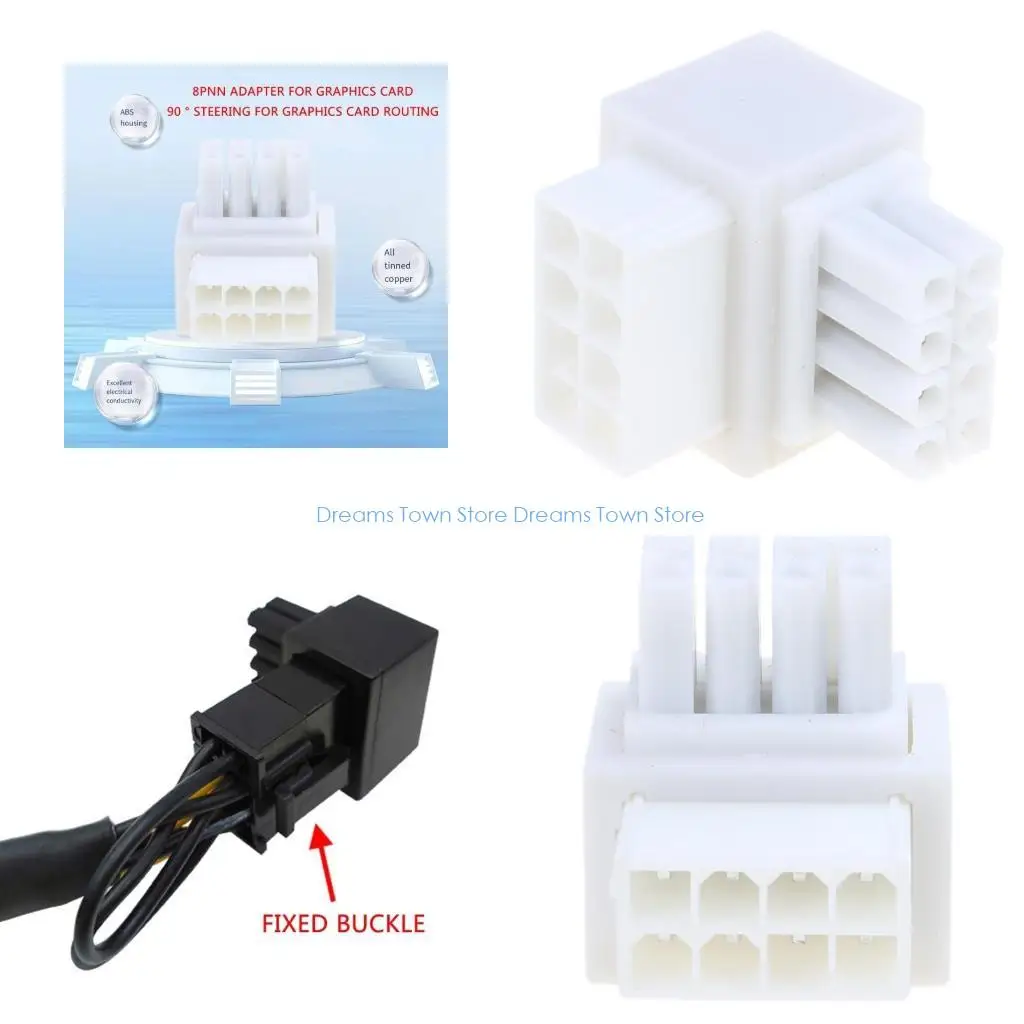 

HX6A 8PIN GRAPHICS Video Bard CPU CPU 8PIN Рулевого управления рулевым управлением Адаптер разъем