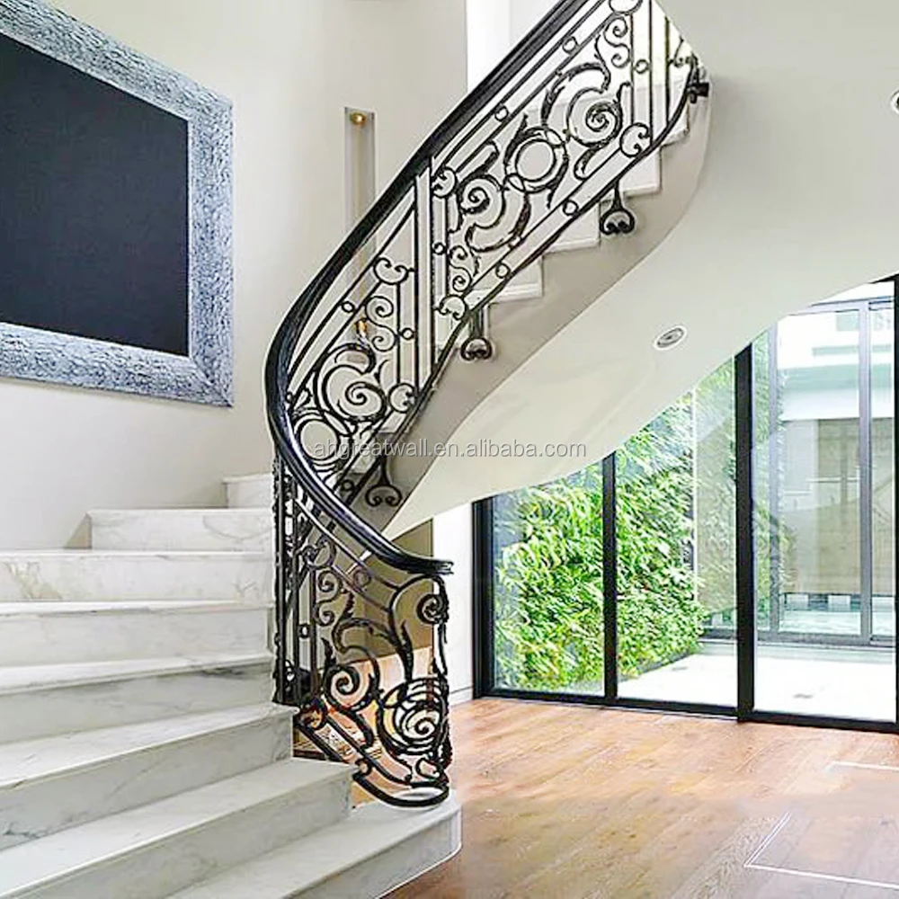 Aluminum Casting Balustrades Stair Handrails Railing