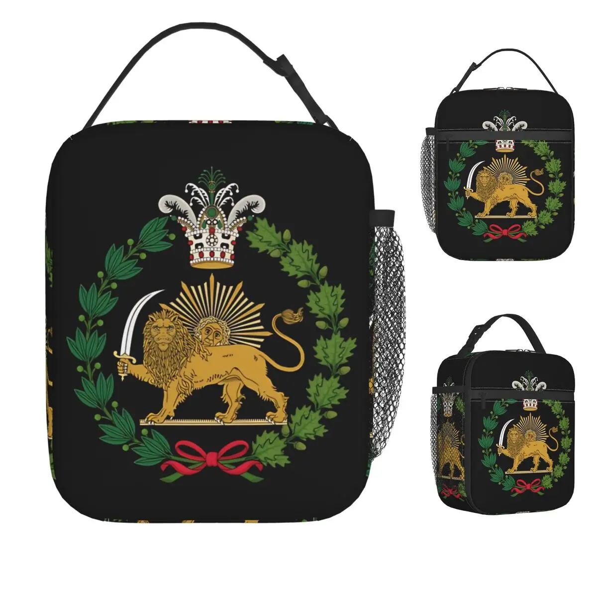 

Сумка для обеда с имперским гербом династии Цажар, кавайная сумка для обеда, портативная пляжная сумка-тоут, сумка для еды с принтом, сумка-холодильник