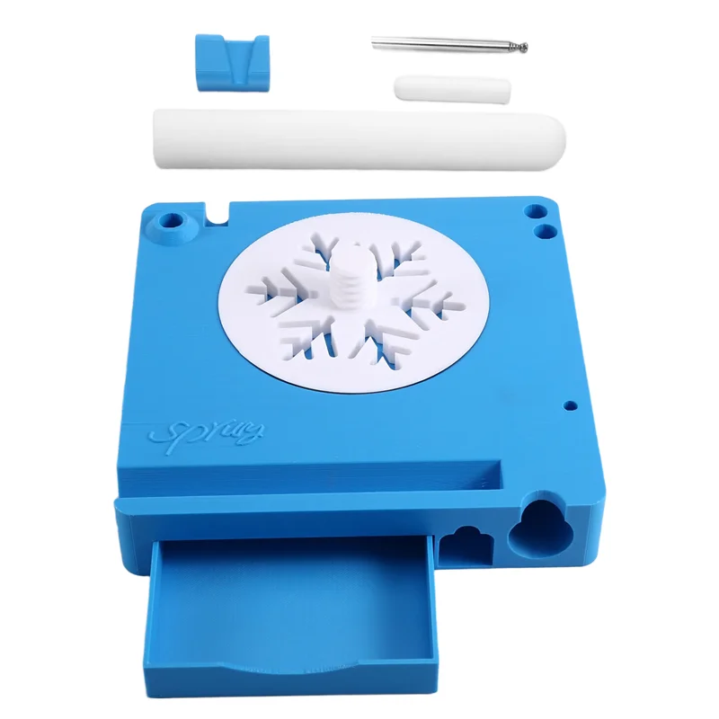 

Держатель пряжи для вязания крючком, контейнер для вязания крючком, многофункциональная коробка для катушки пряжи, съемный держатель пряжи, спиннер для пряжи