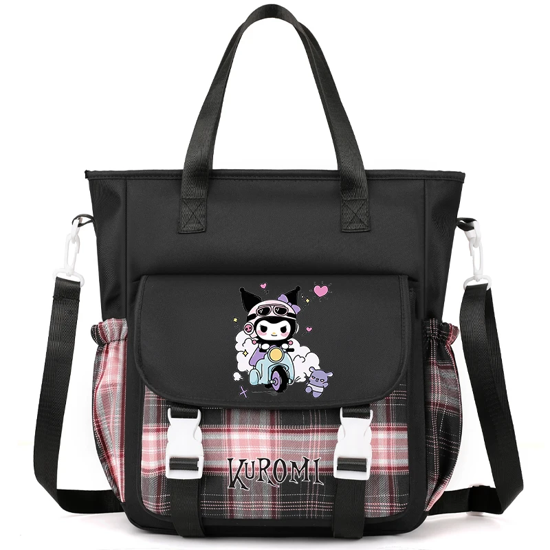 

Anime Kuromi Commuter Bag for Teenager Student Girl Boy Back To School Bag Women Travel Bag Tote Bag Shoulder Bag Ladies Handbag