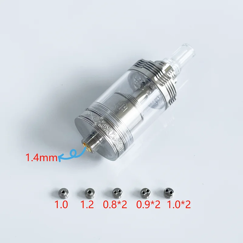 Rekavape 415 V2 RTA Atomizer Rebuildable Tank 4.0ml 22mm Single Coil Build 510 PEI Drip Tip Top Filling Airflow Adjust Atomizer