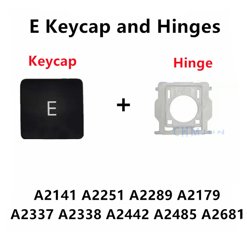 

Для MacBook A2442 A2485 A2681 A2941 A2779 A2780 A2918 A2991 A2992 Сменная индивидуальная крышка E-клавиш и шарнир