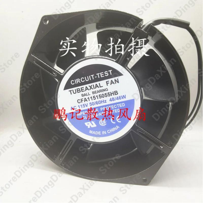 X FOR CIRCUIT-TEST CFA11515055HB 115V 60Hz 48/46W cooling fan 1pcs