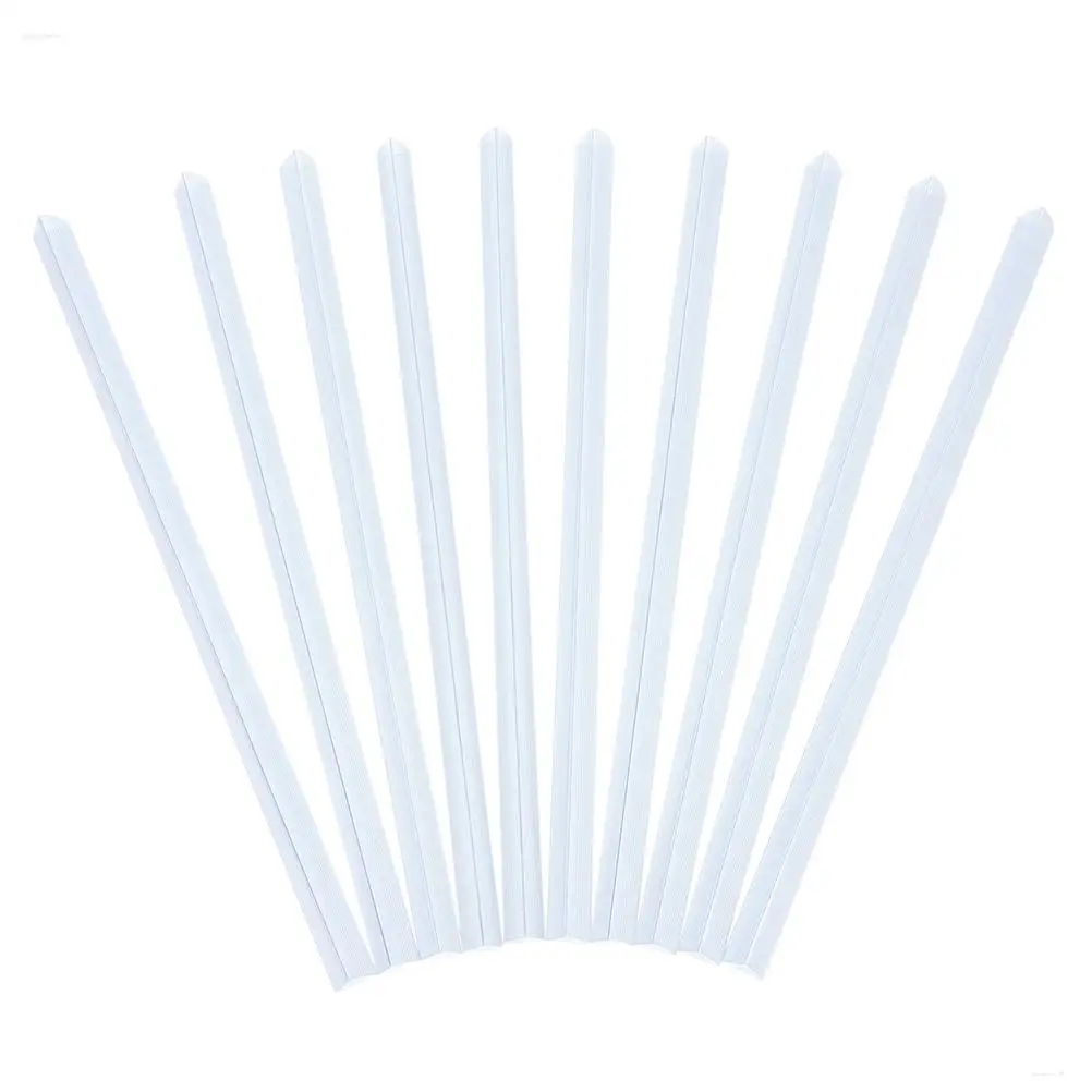 

10pcs Transparent Lever Arch Binders A4 310mm 15mm White ABS Slide Bar File Folder Office School Home Document ganization