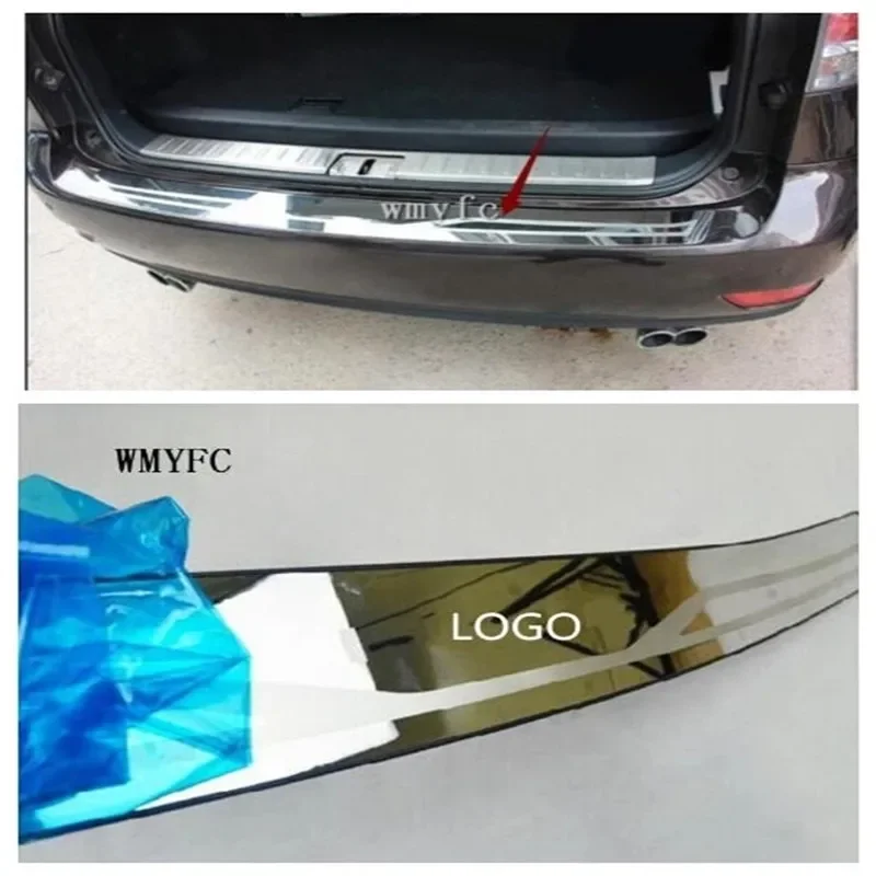 Rear Bumper Protector Trunk Door Sill Cover Trim 2009-2015 Stainless Steel Car Styling for lexus RX 450h 350 270 Accessories