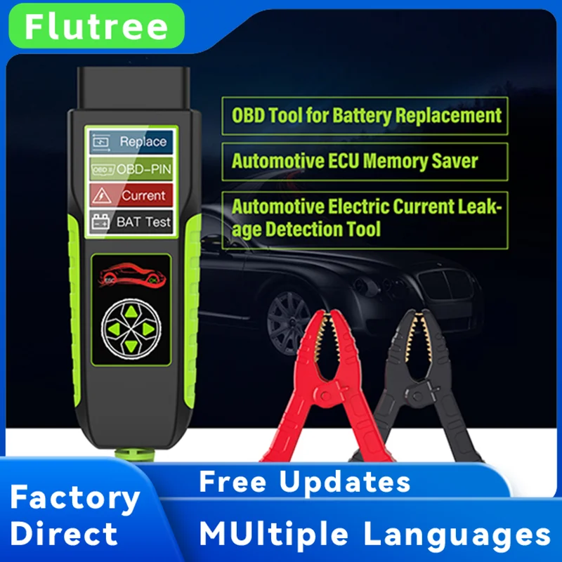 BT400 Car Battery Tester, Quickly Detect ,Leakage Current Detection, Battery Tester, OBD Voltage Detection, Battery Analysis