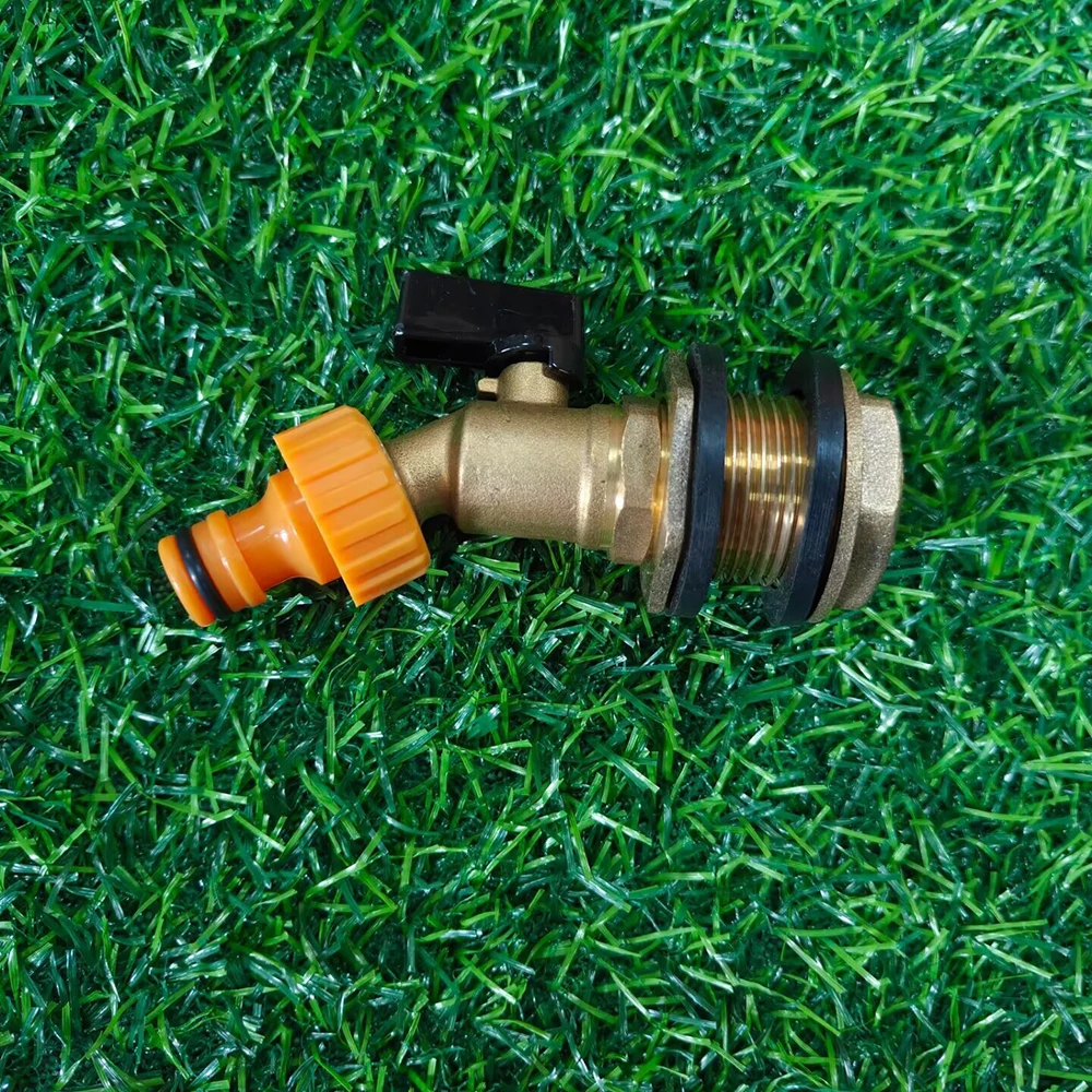 

Медный клапан, кран с резьбовым соединением, садовое орошение, ведро для дождевой воды, аксессуары для резервуара для воды, соединитель для водопроводной трубы для автомойки