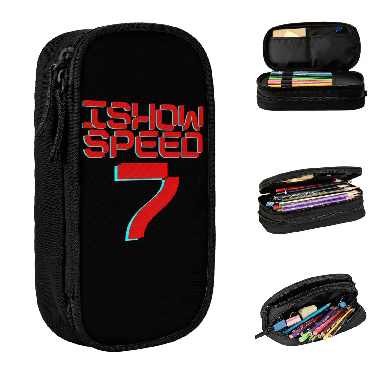 

IShowspeed Merch Pencil Case Large-capacity Office Supplies Pencil Bag Perfect Gifts