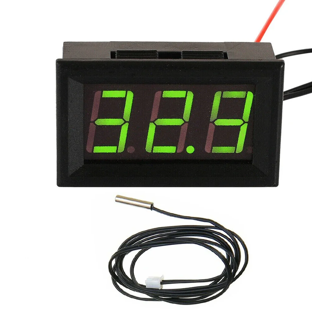 12V LED Digital Probe -50 ~ 110°C Detector Electronic Temperature -50~110℃ 0.5s Rate All-Purpose Temperature Aquarium Control