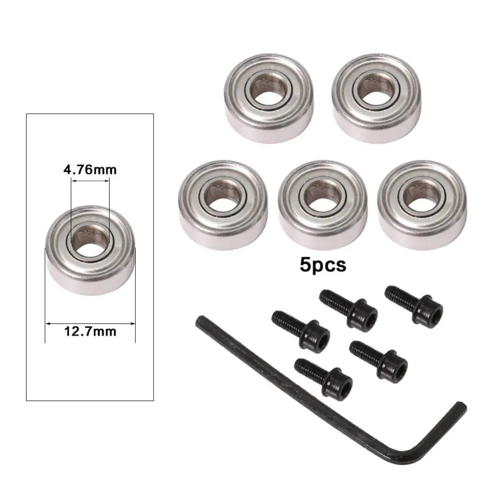 JGZUI Router Bit Bearing Radial Ball Bearing For Woodworking Milling Equipment Spare Parts Accessory Durable Precision Tool