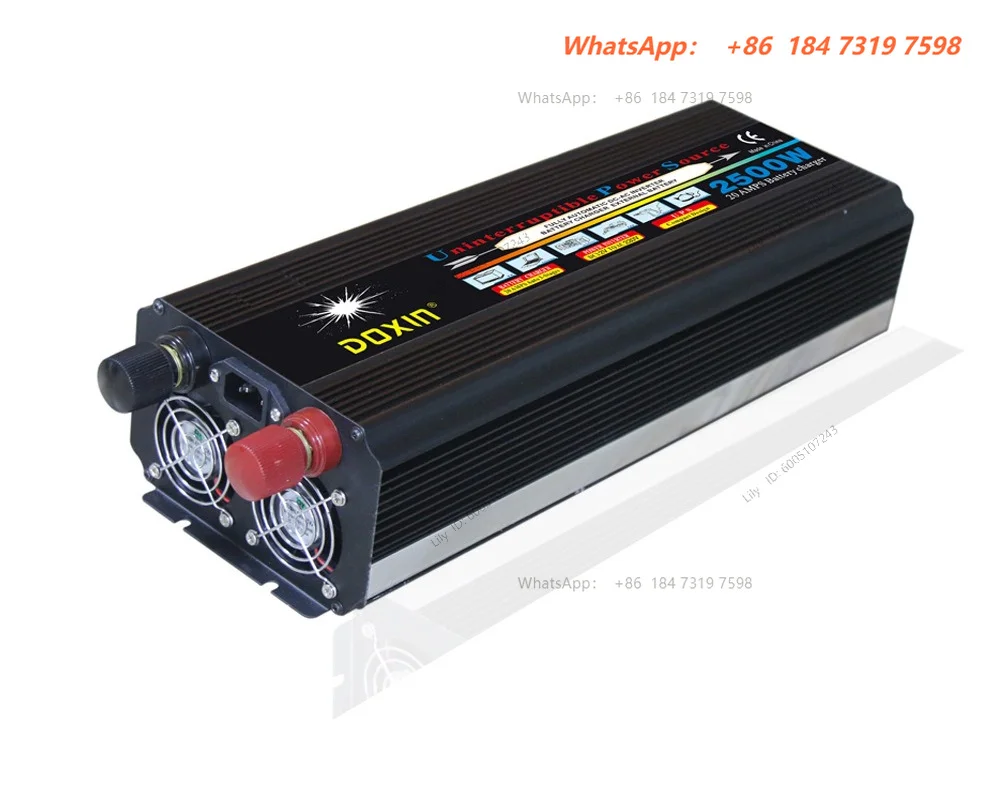 2500W inverter UPS with charging power function, bidirectional inverter solar photovoltaic solid conversion