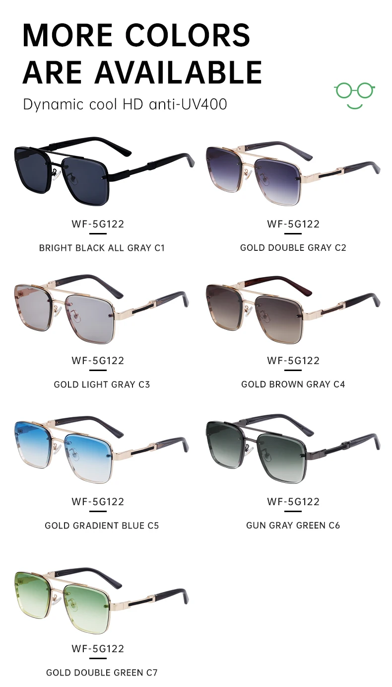 Übergroße quadratische Sonnenbrille für Herren, große Luxus-Designer-Vintage-Metall-Sonnenbrille für Männer, modische Eyewear, Gafas De Sol – Detail 9
