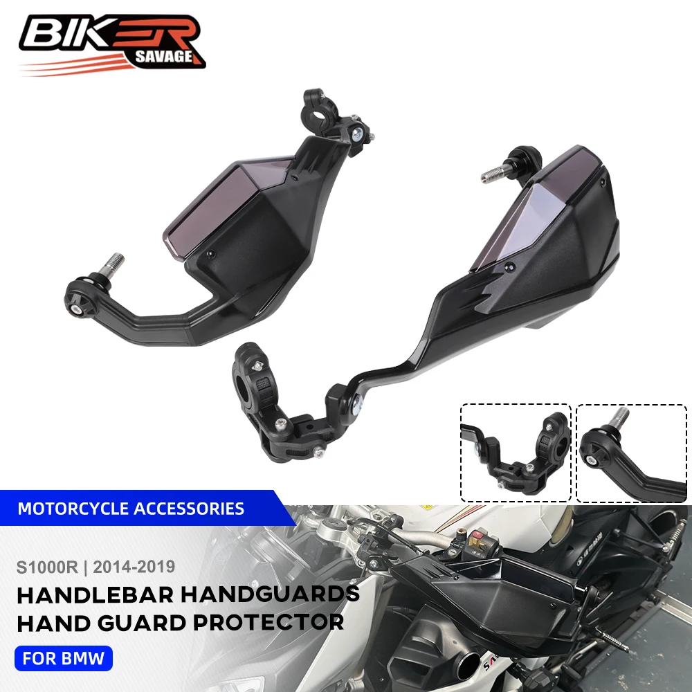 S1000R 2019 핸들바 핸드가드 바 엔드 슬라이더 BMW S1000R 2014-2018 오토바이 액세서리 핸드가드 쉴드 레버 보호대