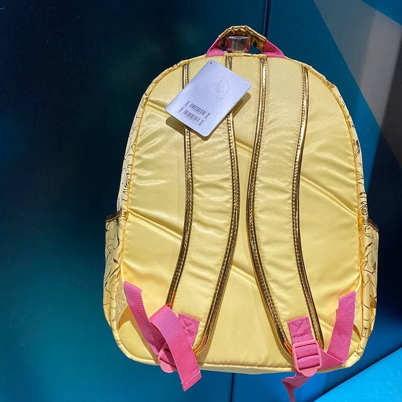 Ransel Disney Beauty And The Beast Bell Tas Tangan Miring Anak Perempuan Tas Sekolah Anak-anak Ransel Putri Shanghai Disneyland