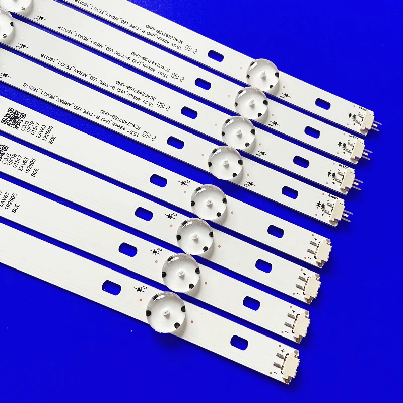 LED backlight strip for 49UH6030 49UH6090 49UH6100 49UH610A 49UH610A-UJ 49UH6030-UD 49UH6090-UJ 49UH6100-UH 49UH61_UHD_B A TYPE