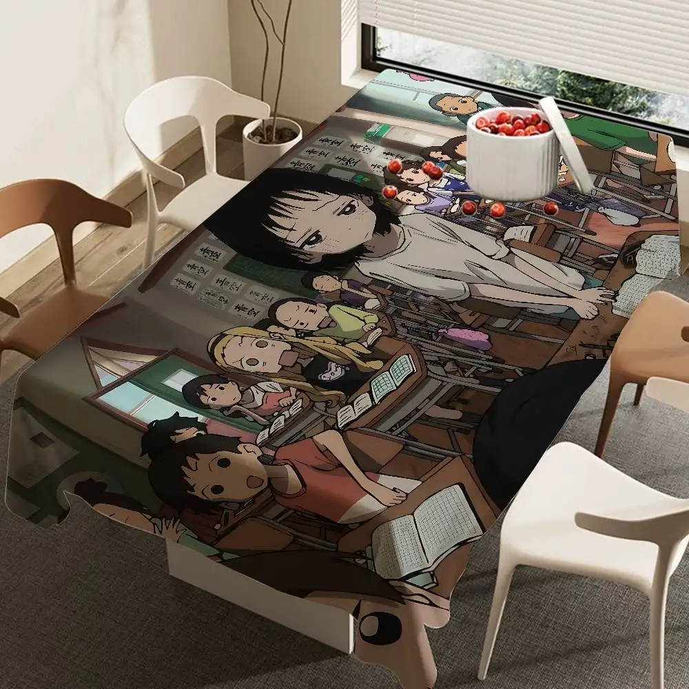 Manteles con diseño de pecado Original de Anime TV Takopi, cubierta de mesa rectangular lavable para fiesta de Picnic, decoración para el hogar y el comedor