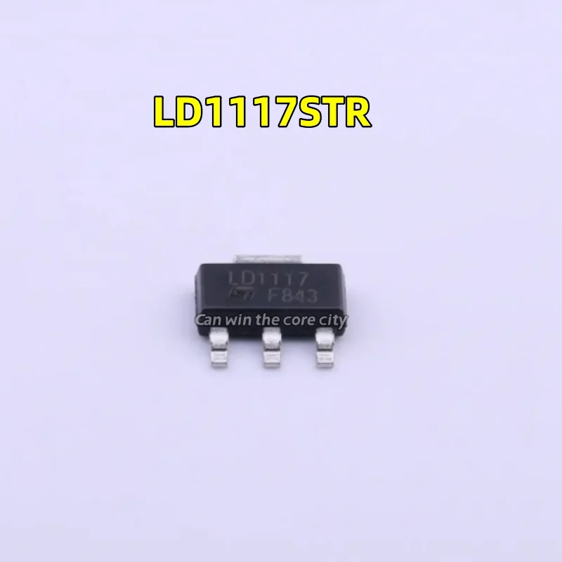 

10 pieces Original genuine LD1117 LD1117STR patch SOT-223 ADJ adjustable, differential linear voltage regulator