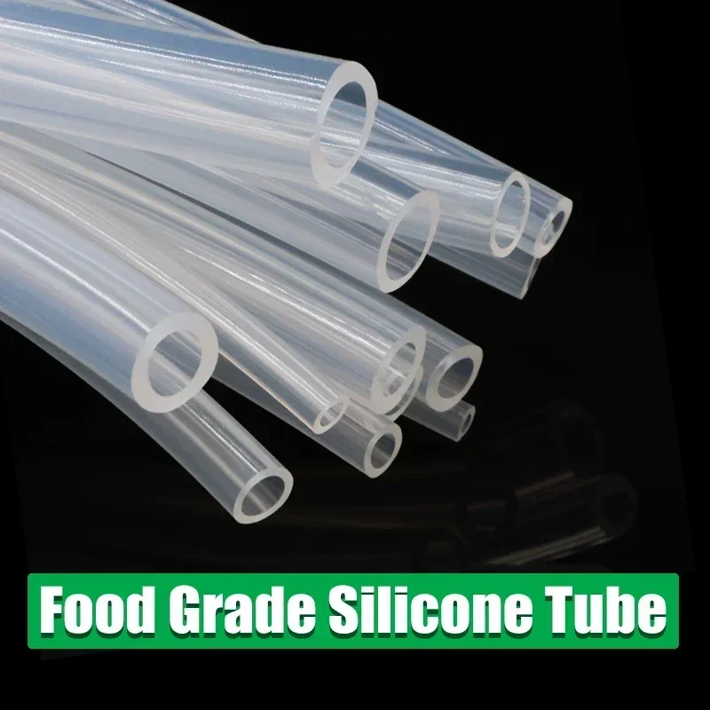 

1M Food Grade Silicone Rubber Hose Transparent Flexible Silicone Tube Diameter 1 2 4 5 6 7 8 9 10 11 12 14 16 18 20 30 50mm Tube