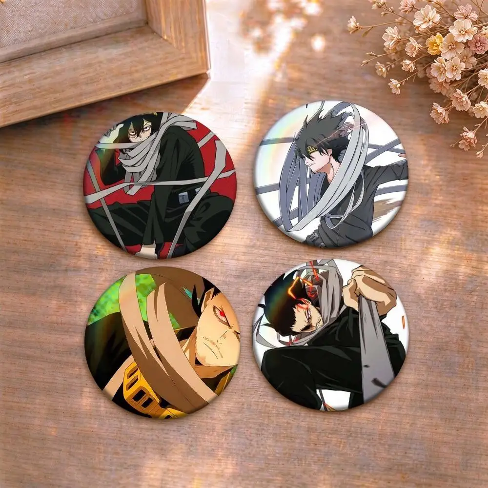 Anime Cartoon Eraser Head  Brooch Metal Badge Brooch, Fashion Decorative Pins for Hat Bag Clothing Decoration Gift