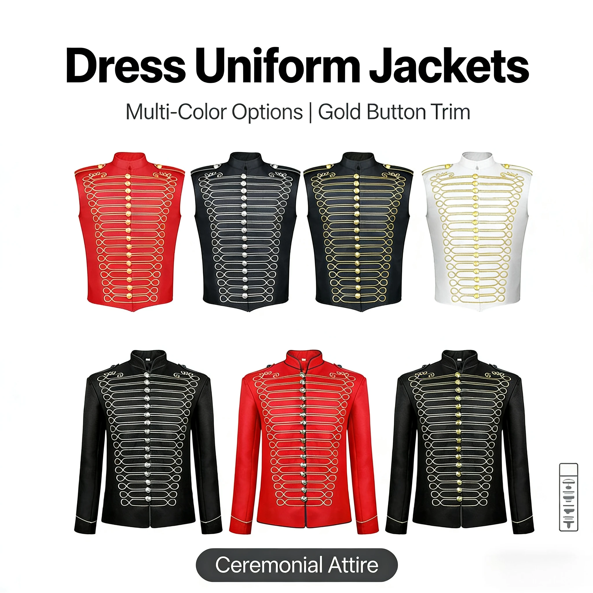 زي الطبال Steampunk القوطي العتيق للرجال من العصور الوسطى للمسرح