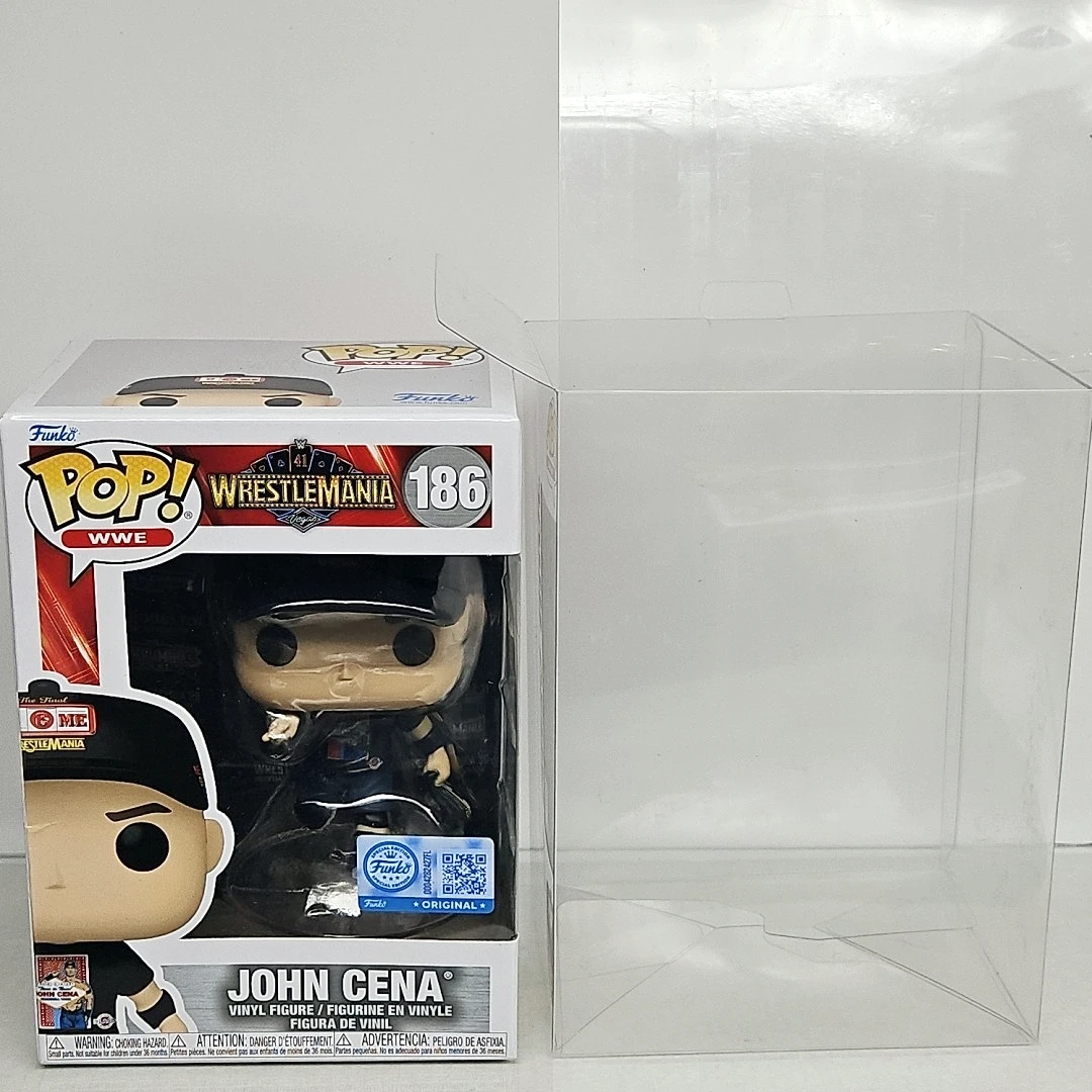 Funko Pop! Figura de Vinilo de John Cena de la WWE WrestleMania 41 # 186 Estatuilla Coleccionable Oficialmente Licenciada de Edición Limitada, Regalo para Fanáticos