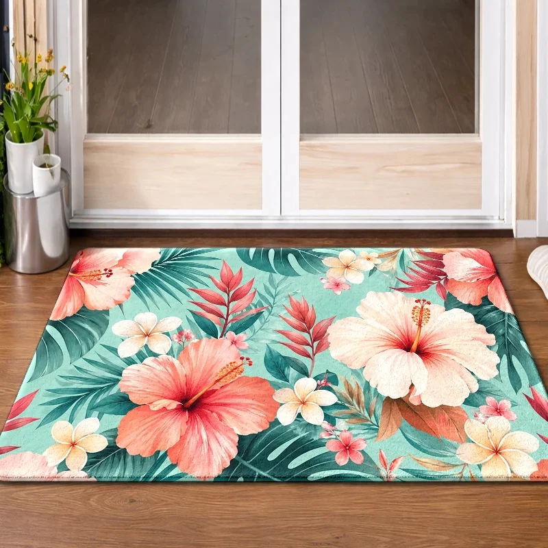 Retro Cowboy Rodeo Entrance Doormat Cactus Horseshoe Anti Skid Rug Western Theme Entryway Floor Mat