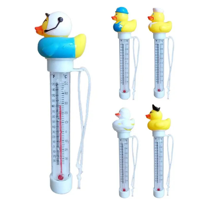 Floating Water Thermometer Water Temperature Gauge Thermometer Pool Spas Thermometer for Pond Indoor Outdoor SPA Bath Pool