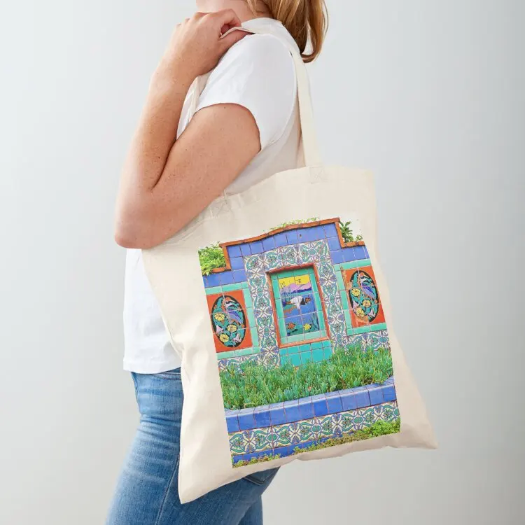 

Catalina Island Public Restroom Tiled Planter Tote Bag Cloth bags sacs de shopping shopper bag women