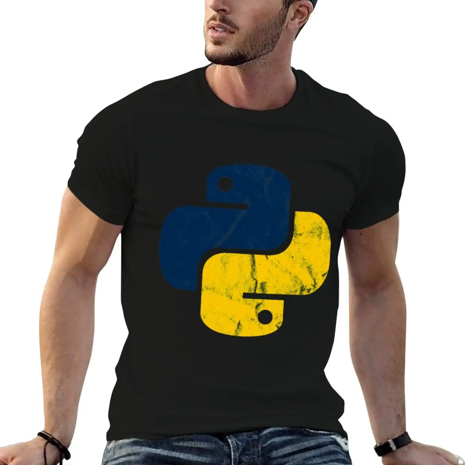 Camiseta Python Programación en Python | Camiseta de regalo con diseño de pitón, camisetas divertidas, camisetas de humor oscuro para hombre, camiseta ajustada