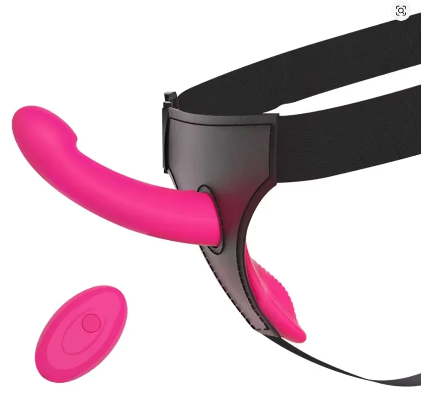 Dual-head Vibrating Device Wearable Harness Soft Leather Accessories Multifunctional Personal Relaxation Tool Intimate Supplies