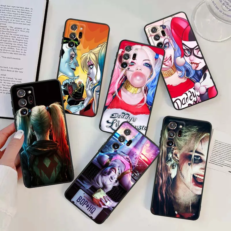 

Crazy H-Harley Q-Quinn sexy For Samsung A73 A72 A71 A55 A54 A53 A52 A51 A13 A22 A16 A15 A05s A14 A05 A06 5G Black Phone Case