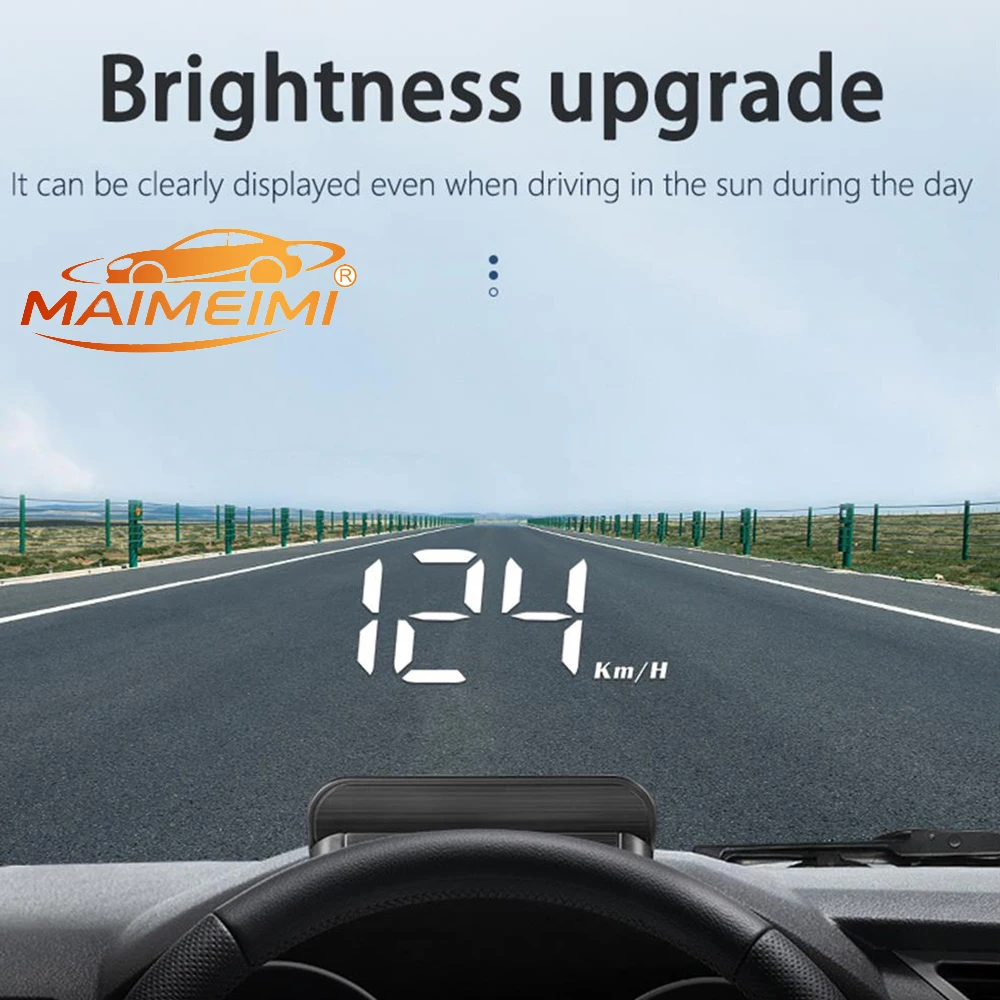M3 Newest HUD Head-Up Display OBD2 Model Car-Styling Overspeed Warning Windshield Projector Alarm System Universal Auto