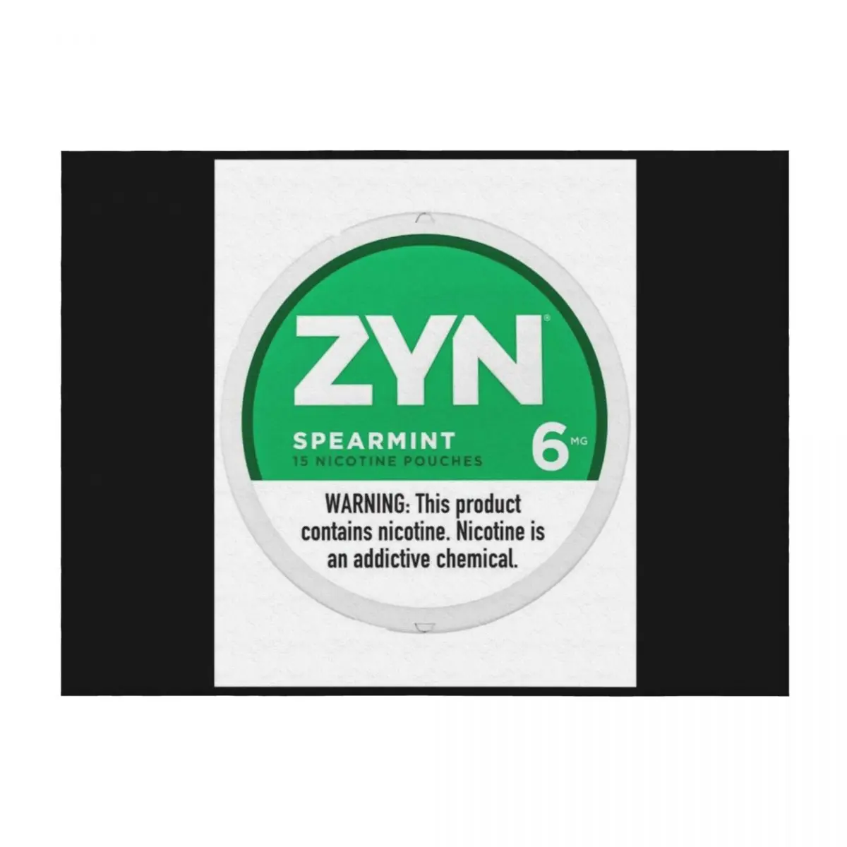 

Zyn Shirt Sticker Nicotine Pouches Poster Chill Cool Mint Throw Blanket Luxury Designer warm winter Sofa Luxury Thicken Blankets