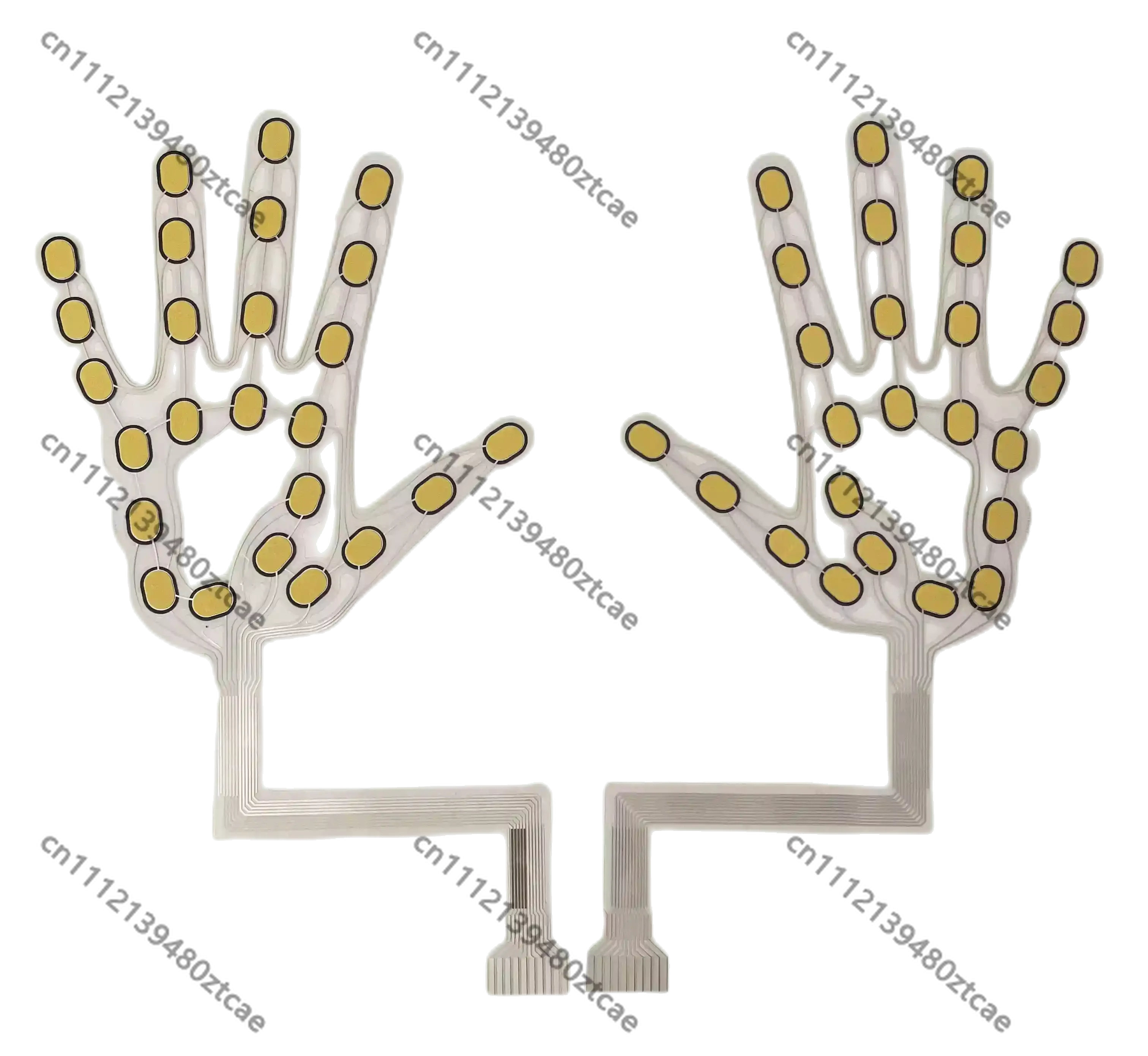 Flexible Thin Film Pressure Sensor Spare Components For Intelligent Tactile Sensing Equipment