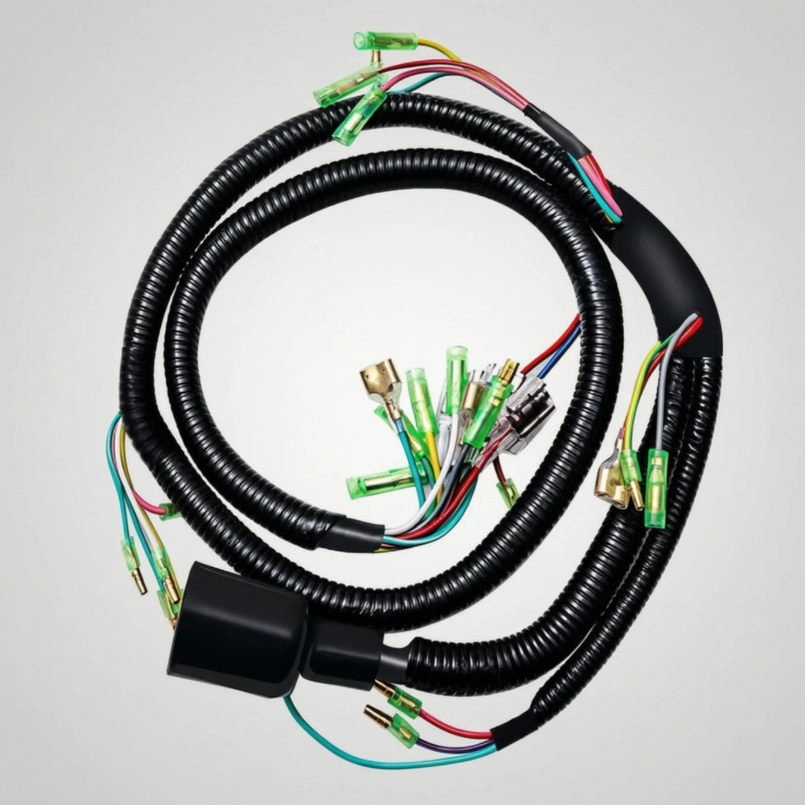 Motorcycle Wiring Harness with Color Coded Wires for Honda CT90 Trail90 1971 1972 Replacement Electrical System