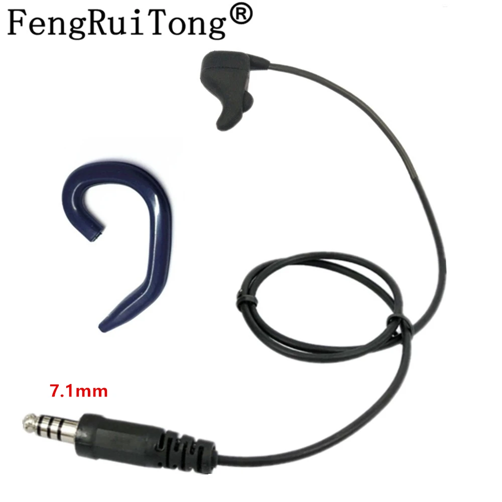 

FengRuiTong Ear Bone Vibration Noise Reducing Earpiece NATO Plug for Z-tactical U94 PTT for BAOFENG MOTOROLA YAESU KENWOOD