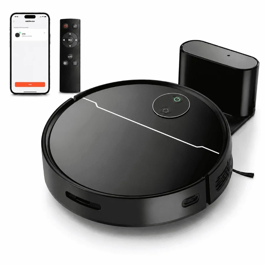 3 in 1 Robot Vacuum/Mop/Sweep Combo with Smart AppandVoice Control, 2-in-1 Tank, 4500pa Suction, Q10S
