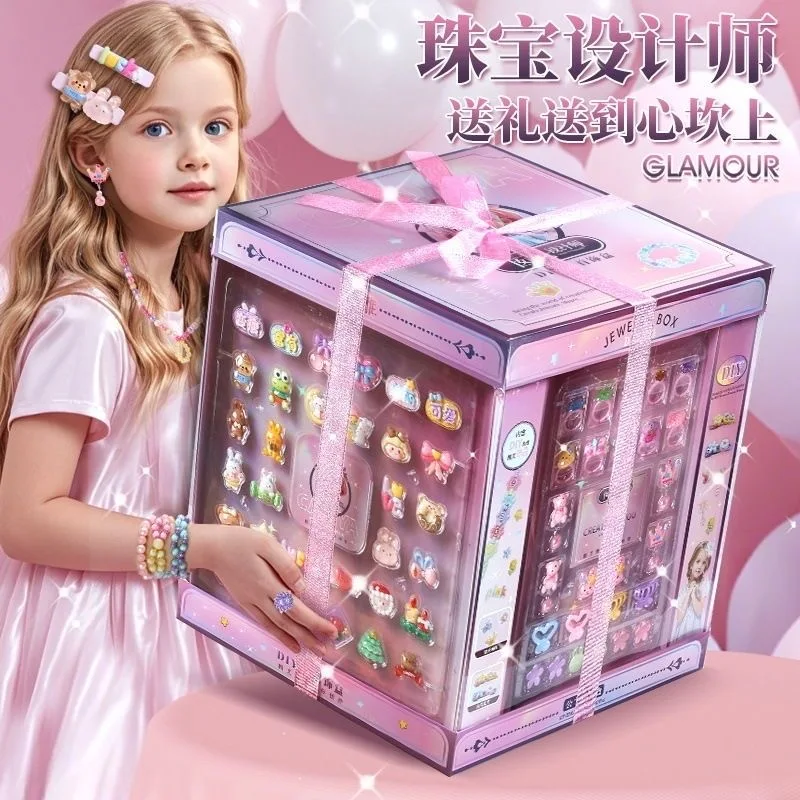 coffret-cadeau-de-perles-de-gateau-pour-enfants-kit-de-fabrication-de-bijoux-pour-bracelets-accessoires-pour-cheveux-jouet-d'anniversaire-jouets-educatifs-pour-tout-petits-filles