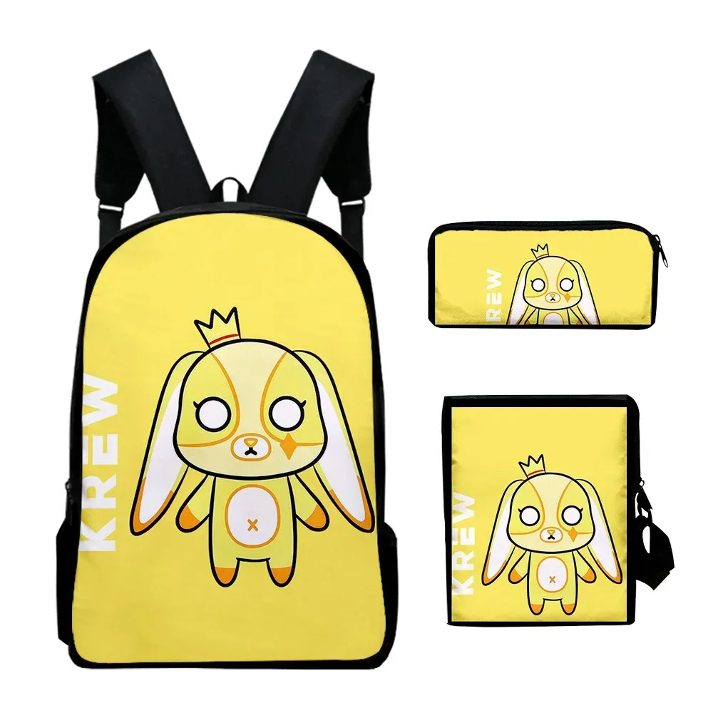 Popular backpack with 3d printing for school,3pcs/set,for laptop,laptop,backpack with shoulder bag,case