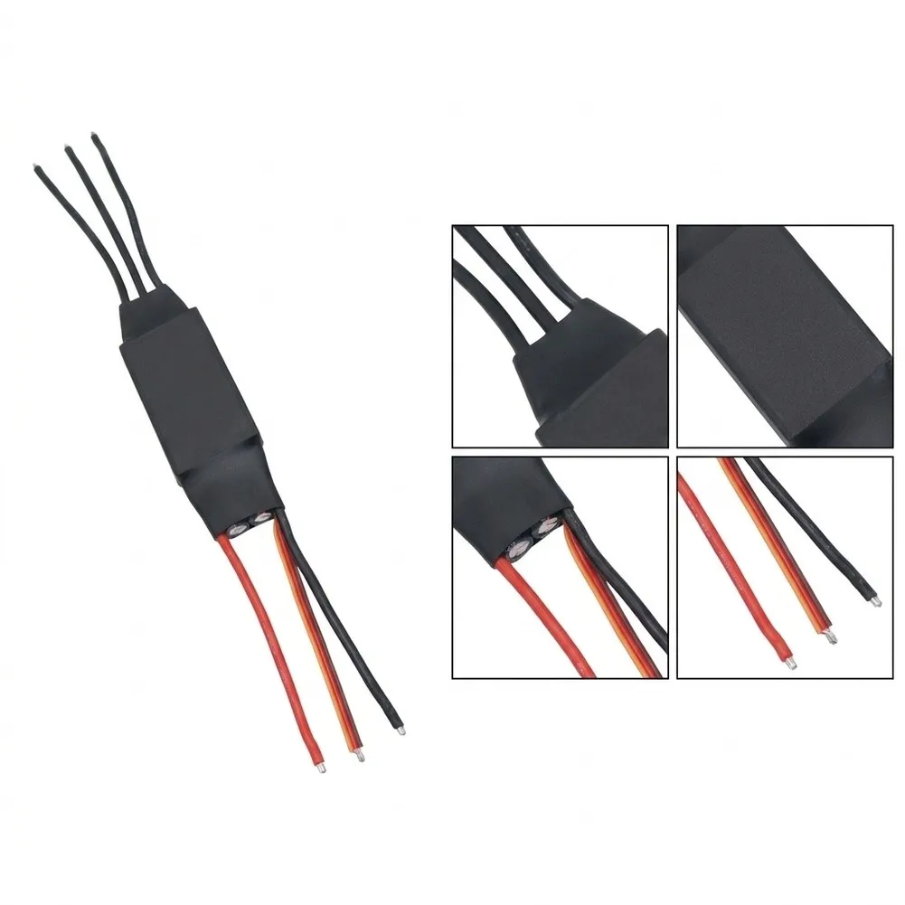 40A 60A Bidirectional For Esc Brushless Motor Controller Forward Reverse For RC Boat Car Thruster Automation Module