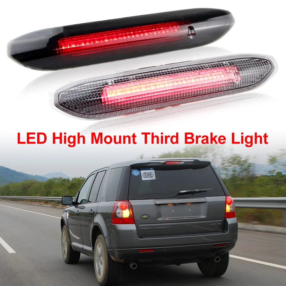 OEM: LR022048 LR036355 Red LED 3rd Brake Light For Land Rover Freelander 2 2008 2009 2010 2011-2015 High Mount Brake Stop Light