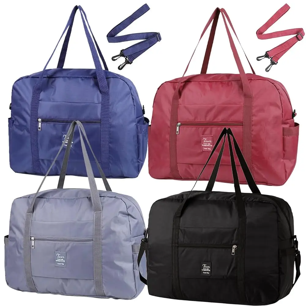 

Free Shipping4PCS Travel Bag Carry on Duffle Bag Tote Spirit Airlines Personal Item Bag Shoulder Weekender Overnight Bag Waterp