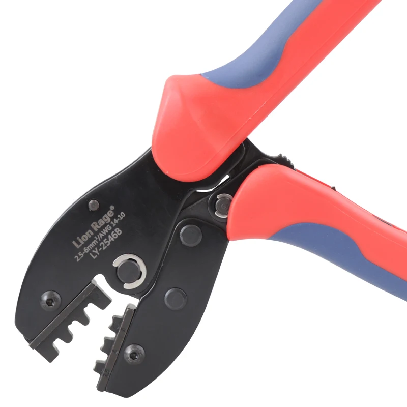 Lion Rage Solar Crimper Crimping Tool LY-2546B Pliers MC2.5/4/6mm² 14-10AWG PV Connector Cable Pressing 9 Inch Pliers Ratchet