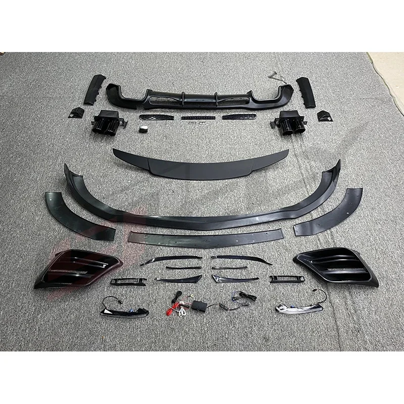 

Car Lip Kit for 2020 S-Class W223 - B Style Front/Rear Lip, Spoiler & Fog Lamp Frame - Limited Offer!