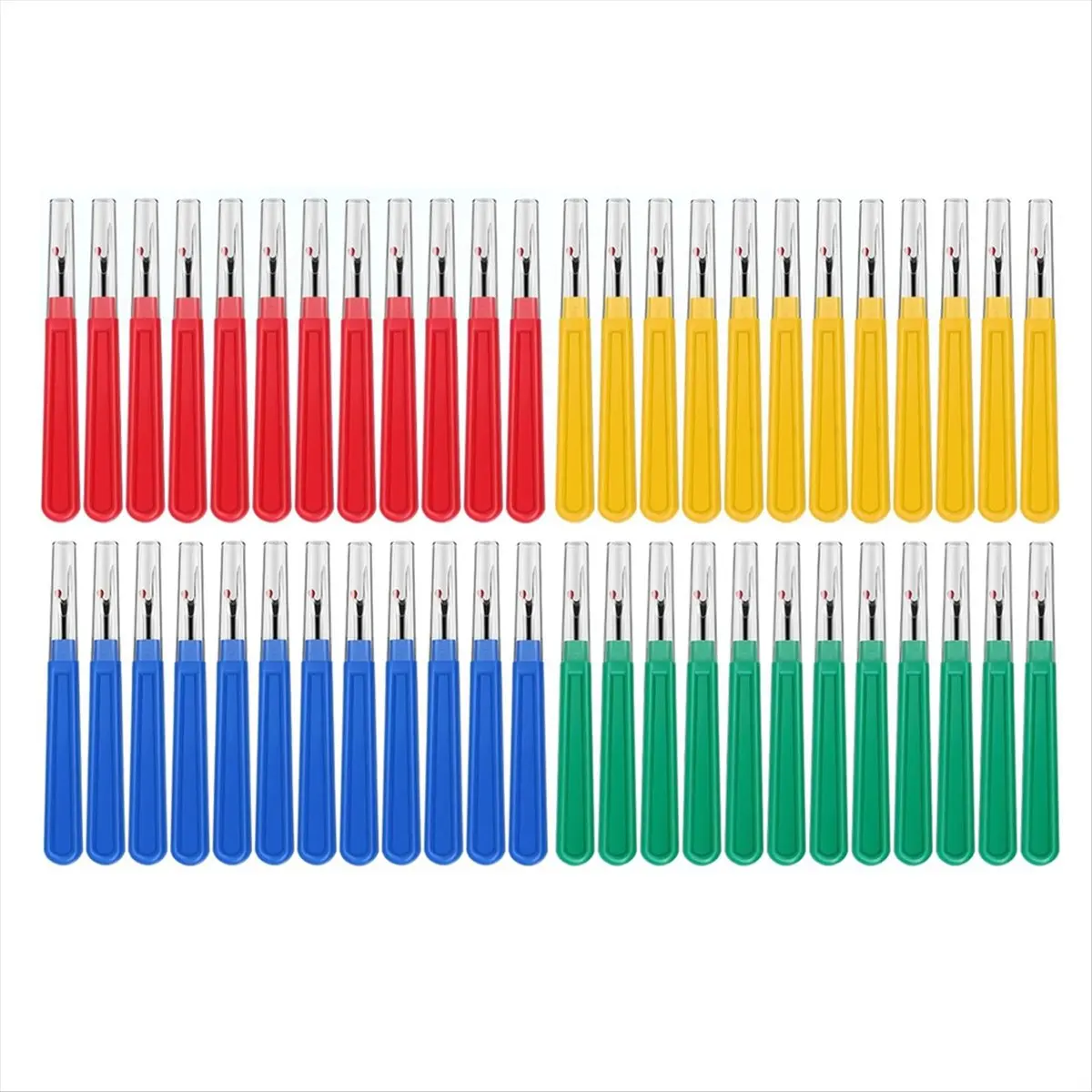 A45I 48 Pcs Sewing Seam Rippers Set Handy Colorful Thread Cutter Ripper for Embroidery Clothes Tag Remover