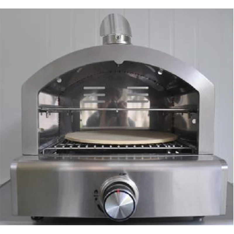 Outdoor Gas 12 Inch Pizza Oven XM-039 Pizza Machine Stainless Steel Portable Household Oven Toaster Gas Oven Gas Pizza Oven