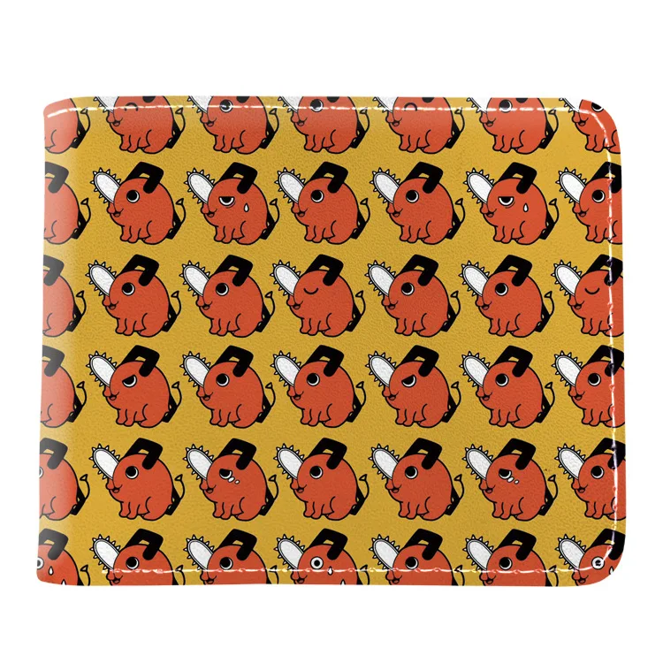 Halloween Anime Orange Hund Geldbörsen Cosplay Kawaii Welpe Schlechte Frauen Pu Geldbörse Kartenhalter Weihnachten Ornament Geburtstagsgeschenke – Detail 11